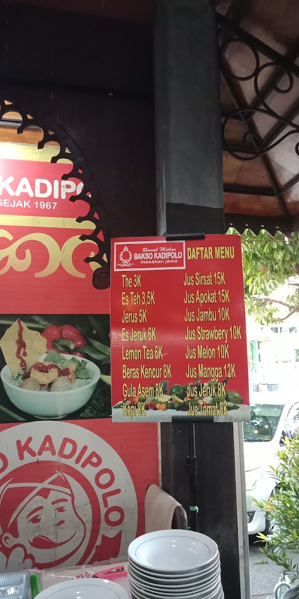 Bakso Kadipolo Solo Menu - Image 2